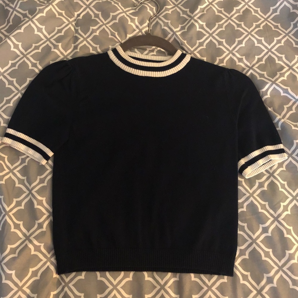 Forever 21 Navy Cropped Top